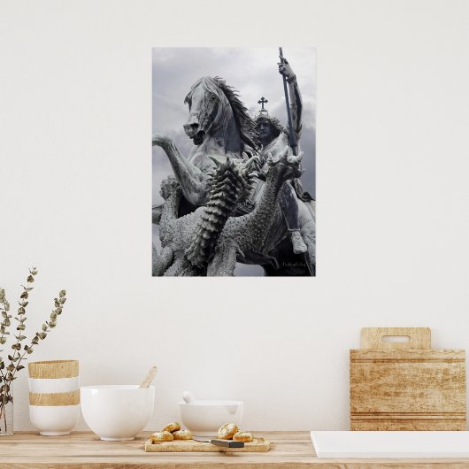 Poster Des slashs de dragon à l'affiche St George (Cuisine)
