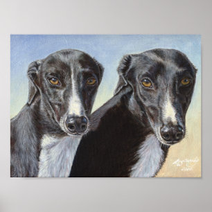 Poster des soeurs dansantes Greyhound Dog