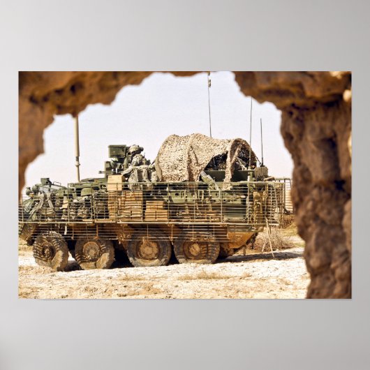 Poster Des soldats américains patrouillent en Afghanistan (Devant)