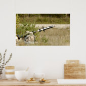 Poster des soldats tirent sur une MGF-148 Javelin (Cuisine)