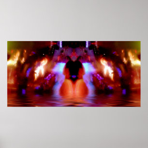 Poster des spiritueux de danse nocturne