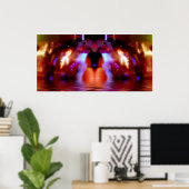 Poster des spiritueux de danse nocturne (Bureau à domicile)