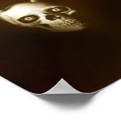 Poster des squelettes d'horreur gothique (Coin)