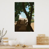 Poster des Stairs de plage de Bethany, affiche de  (Cuisine)