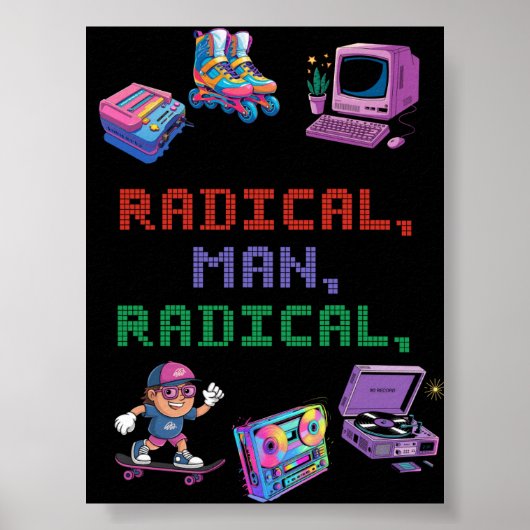 Poster des Streetwear des années 90 (Devant)