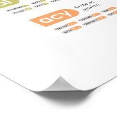 Poster des suffixes communs (Coin)