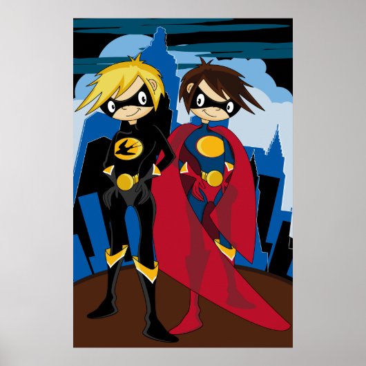 Poster des superhéros adolescents (Devant)