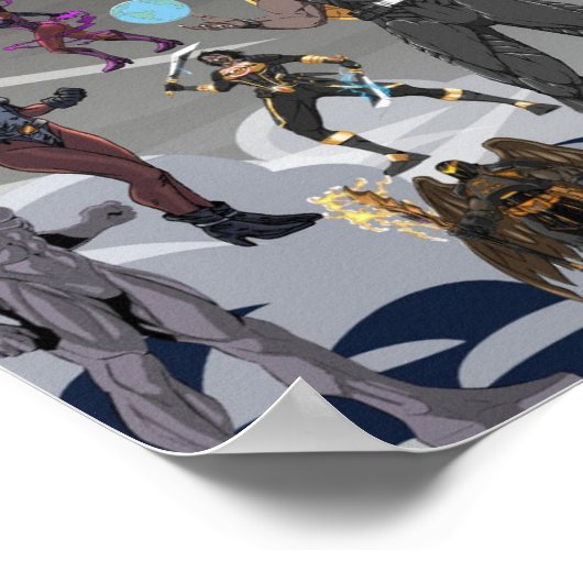 Poster des superhéros noirs (Coin)