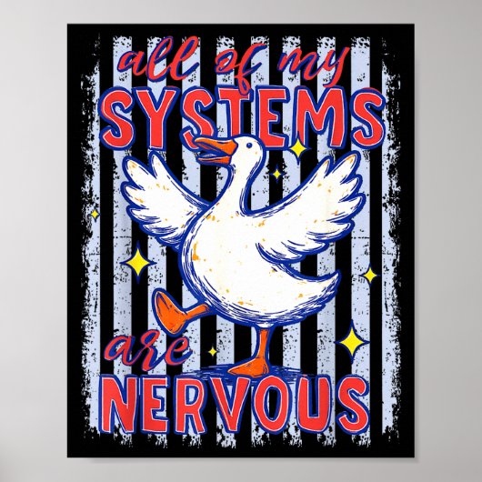 Poster Des systèmes sont des bandes de canard nerveuses d (Devant)