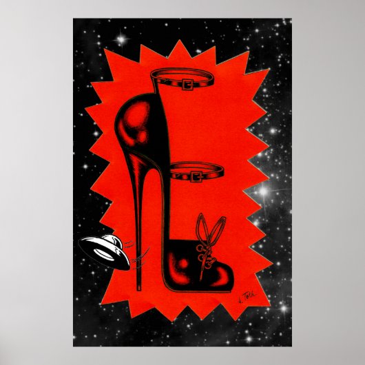 Poster des talons hauts dans les cieux (Devant)