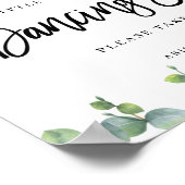 Poster des tongs Mariages Feuille Eucalyptus (Coin)
