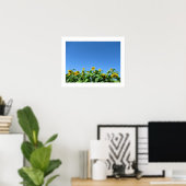 Poster des tournesols d'été (Bureau à domicile)