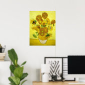 Poster des tournesols Vincent van Gogh (Bureau à domicile)