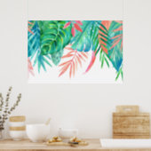 Poster des tropiques Watercolor (Kitchen)