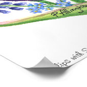 Poster des tulipes avec fleurs de printemps PMACar (Coin)