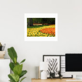 Poster des Tulipes du jardin (Bureau à domicile)
