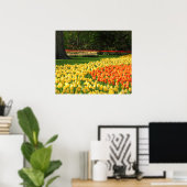 Poster des Tulipes du jardin (Bureau à domicile)