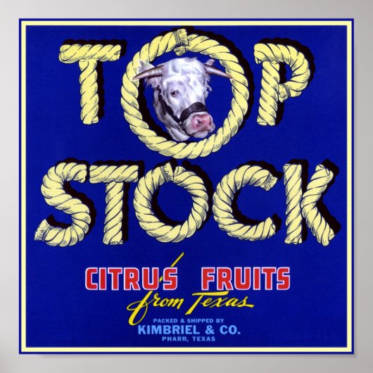 Poster des vaches Stocks (Devant)