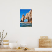 Poster Des Vagues Se Déplient Sur Des Formations Rocheuse (Cuisine)