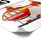 Poster des véhicules EMS d'ambulance (Coin)