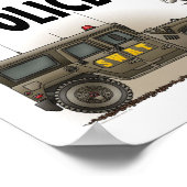 Poster des véhicules policiers (Coin)