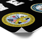 Poster des vétérans du Texas (Coin)