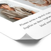 Poster des voeux de baptême conjointe (Coin)