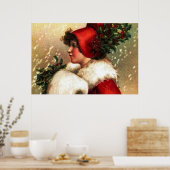 Poster des voeux de Noël Vintage (Cuisine)