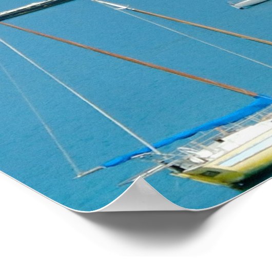 Poster des voiliers St. Thomas (Coin)