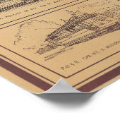 Poster des voitures Sacramento Trolley 1890-1947 (Coin)