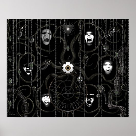 Poster Des voix horribles (Devant)