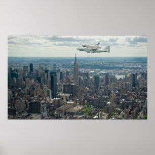 Poster Des vols d'entreprise au-dessus de New York