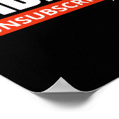 Poster Désabonnement Biden Trump Jour d'ouverture (Coin)