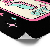 Poster Désactiver Rétro de sensibilisation à la santé men (Coin)