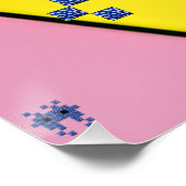 Poster Descending on a Memphis Designed Planet (Coin)