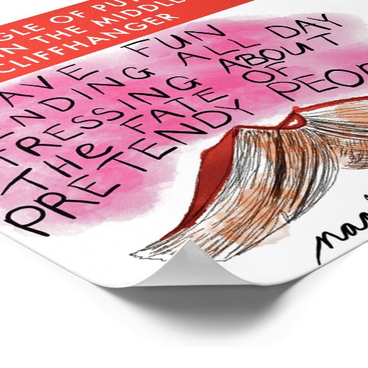 Poster Descendre (Coin)