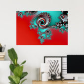 Poster Descendre (Bureau à domicile)