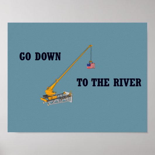 Poster Descendre jusqu'à la rivière (Devant)