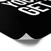 Poster Descends De Ton Beurre - Gymnase, Hustle, Succès,  (Coin)