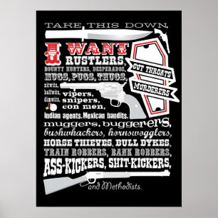 Poster Descends-Le Je Veux Des Selles Lames