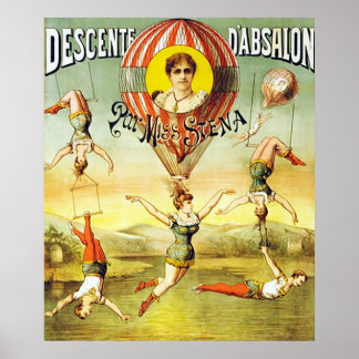 Poster Descente d'Absalon par Miss Stena.