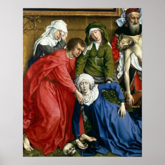 Poster Descente de la Croix, c.1435 (Devant)