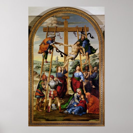 Poster Descente de la Croix, c.1505-10 (Devant)