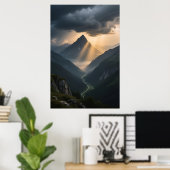 Poster Descente de la tempête (Bureau à domicile)