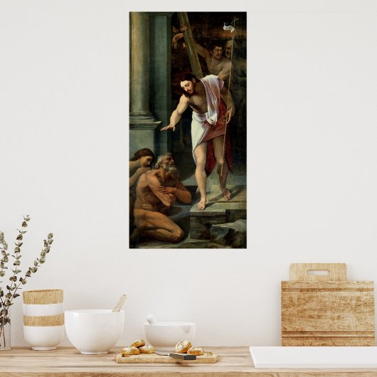 Poster Descente du Christ dans Limbo, c. 1532 (Cuisine)