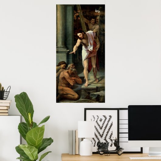 Poster Descente du Christ dans Limbo, c. 1532 (Bureau à domicile)