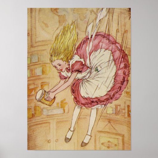 Poster Descente du trou de lapin (Devant)