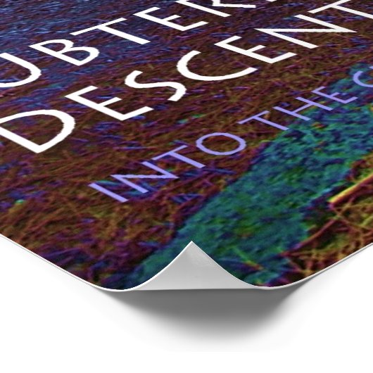 Poster Descente souterraine (Coin)