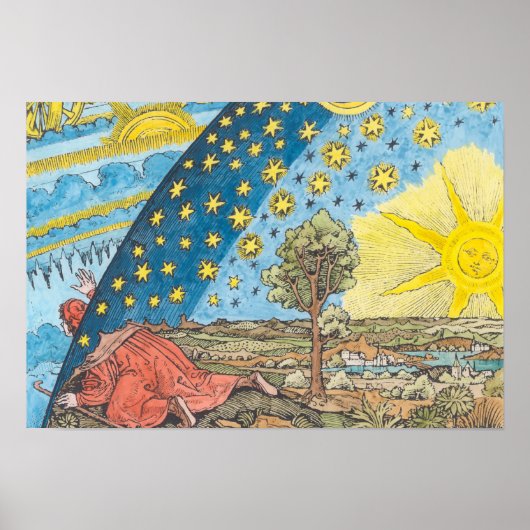 Poster Description fantastique du système solaire (Devant)