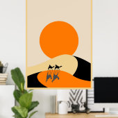 Poster Désert (Bureau à domicile)